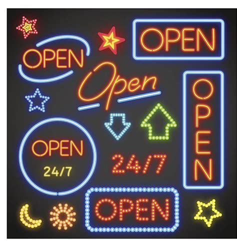 2200 Green Open Sign Stock Photos Pictures And Royalty Free Images
