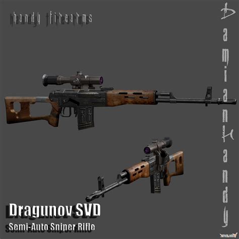 Dragunov Svd Sniper Rifle By Damianhandy On Deviantart