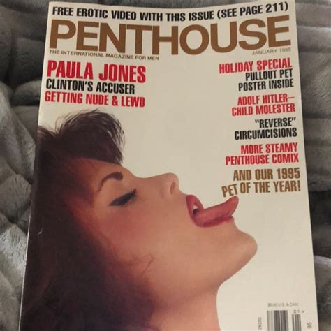 Penthouse Other January Penthouse Featuring Paula Jones And Pet Of The Year Gina Lamarca