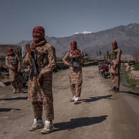 Members Of The Red Unit An Elite Commando Unit Of The Taliban