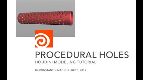 Houdini Tutorial Procedural Holes Youtube