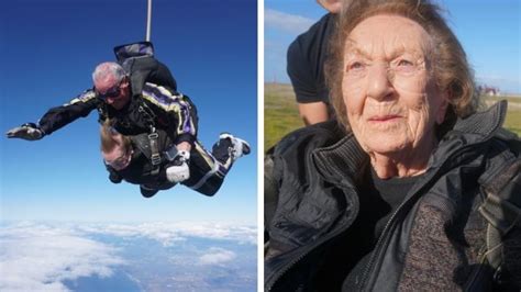 It Was A Wonderful Experience Skydiving Senior Celebrates 100th