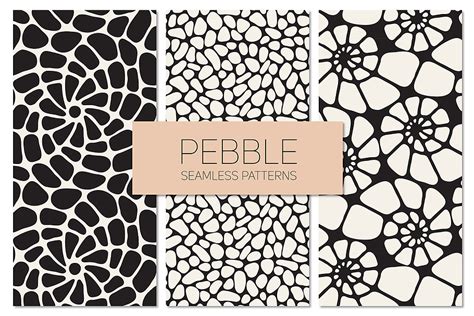 Pebble Seamless Patterns Set 2 Pre Designed Photoshop Graphics