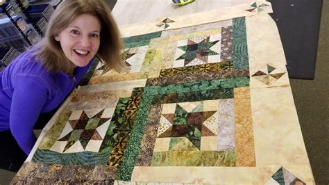 Here's an awesome quilt tutorial from jordan fabrics & donna jordan. Part 2: Pin Wheel Border | Starry Log Cabin Quilt From a ...