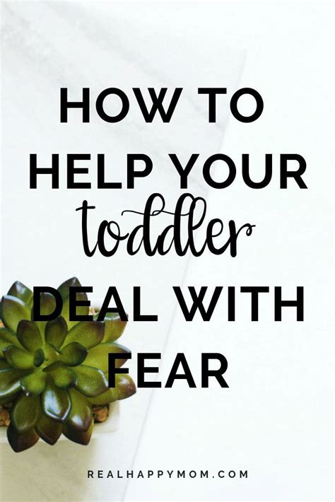 How To Help Your Toddler Deal With Fear Toddler Fears Gentle
