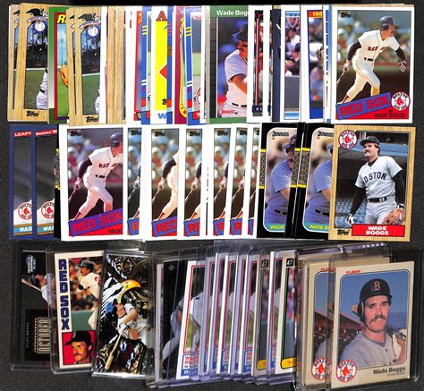 Shop comc's extensive selection of all items matching: Lot Detail - Lot of Over (90) Wade Boggs Cards w/ 12 Rookies