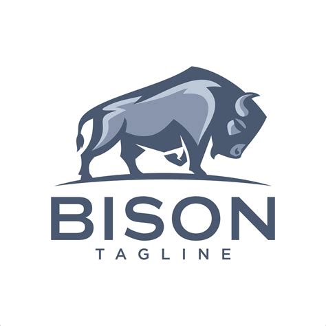 Bison Mascot Vector Logo Design Inspiration 7922947 Vector Art At Vecteezy
