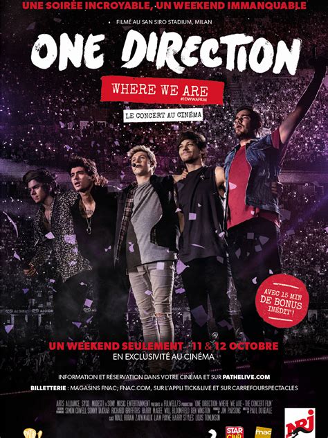 Not sure how to do it. Affiche du film One Direction: Where We Are - The Concert ...