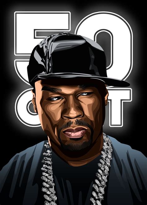 50 Cent Poster By Athlehema By Mochtretpro Displate