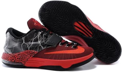 Kevin Durant 7 Red Black White Kd 7 Mens Nike Shoes Nike