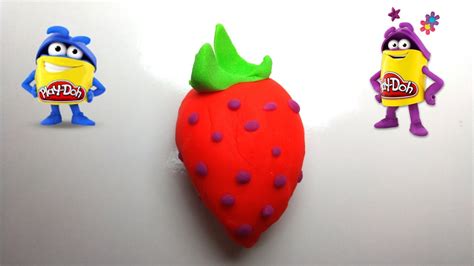 How To Make Play Doh Strawberry Youtube