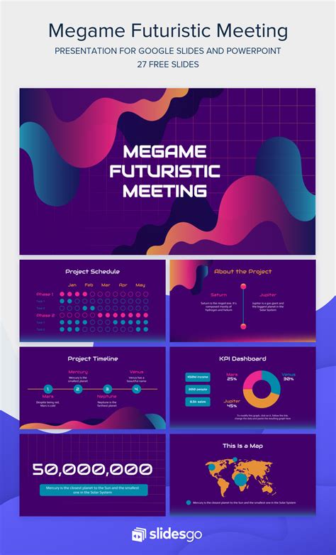 Slides is a place for creating, presenting and sharing presentations. Megame Futuristic Meeting Google Slides & PowerPoint template