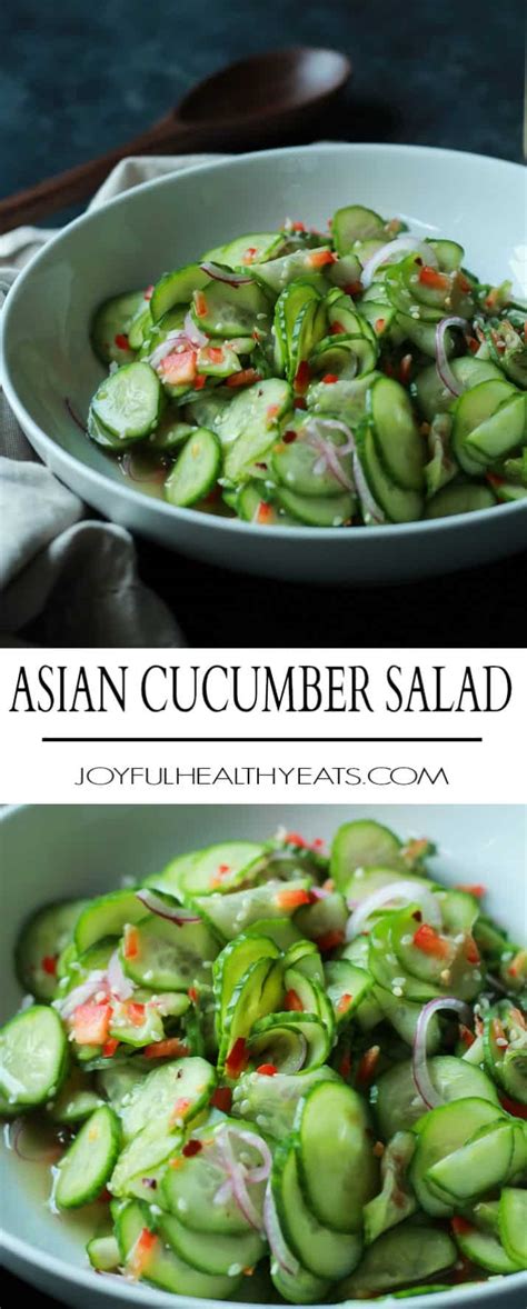 Asian Cucumber Salad Easy Healthy Recipes Using Real