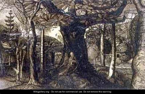 The Skirts Of A Wood 1825 Samuel Palmer The
