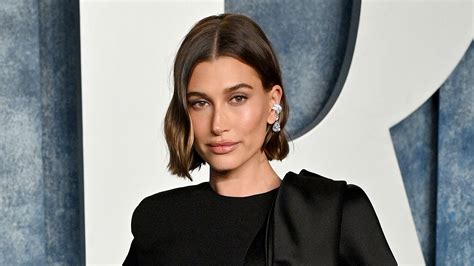 Hailey Bieber Attends Vanity Fair Oscars Party In First Appearance