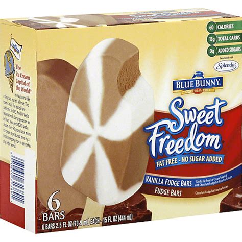 Blue Bunny Sweet Freedom Fudge Bars Assorted Non Dairy Ice Cream And Novelties Sun Fresh