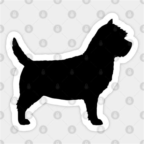 Cairn Terrier Silhouette Cairn Terrier Sticker Teepublic