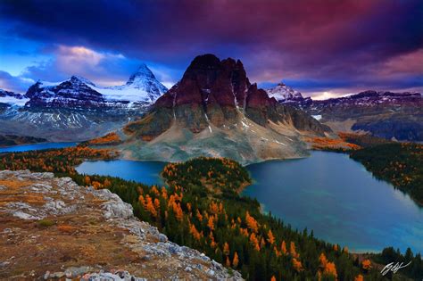 M447 Sunset Mt Assiniboine British Columbia Canada Randall J Hodges