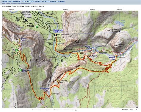 Map Of Trails In Yosemite London Top Attractions Map