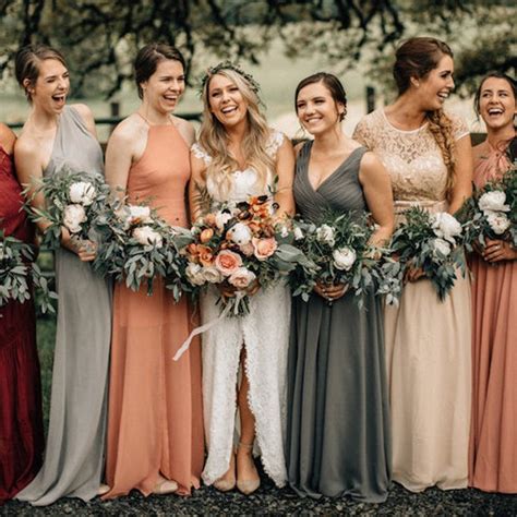 Mismatched Bridesmaid Dresses For 2019 Trends Emmalovesweddings