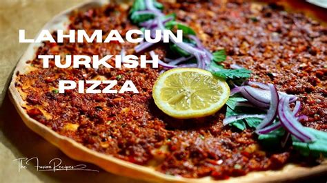 How To Make Lahmacun Turkish Pizza Easy Homemade Lahmacun Turkish