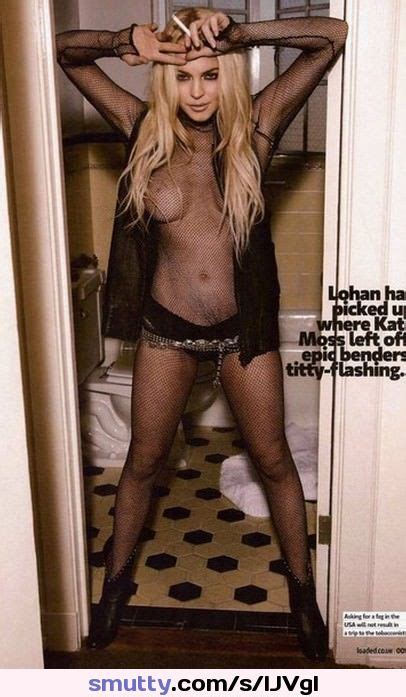 Lindsay Lohan Posing Fully See Through For Uk Loaded Magazine