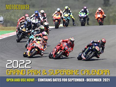 Motocourse 2022 Grand Prix And Superbike Calendar Contains Dates For