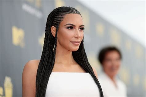 Kim Kardashian Accused Of Cultural Appropriation As She Wears Braids