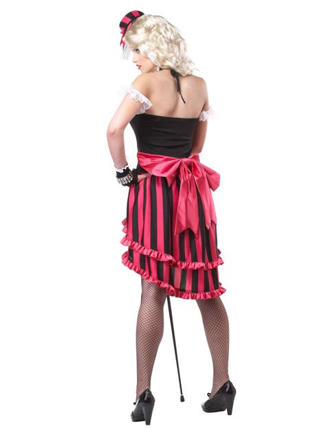 Adult Parisian Showgirl Costume 01140 Fancy Dress Ball