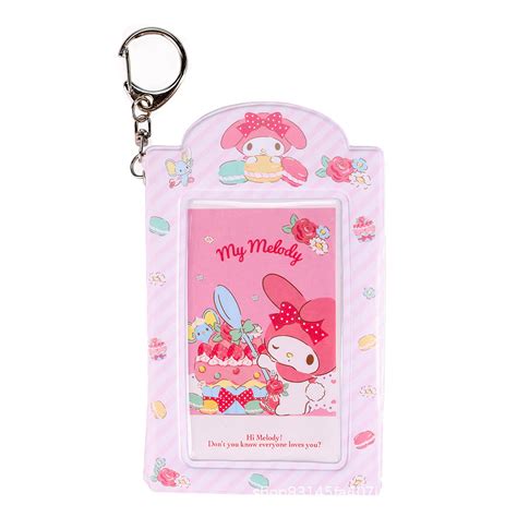 Buy My Melody Cinnamoroll Pompompurin Kawaii Keychain Id Card Holder Cute Anime Lanyard Badge