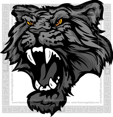 Black Panther Head Stock Clipart Royalty Free Freeimages Clip Art