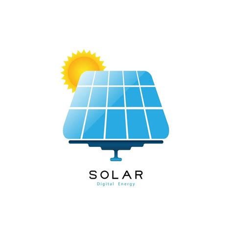 Logo Panneaux Solaires Logo De Lénergie Solaire Concept Dentreprise