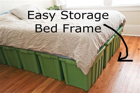 Storage Bed Frame Diy Pdf Woodworking