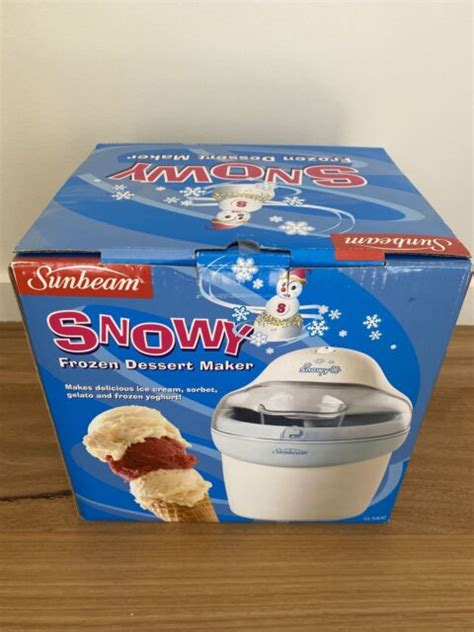 Sunbeam Snowy Gl5400 Ice Cream Maker For Sale Online Ebay