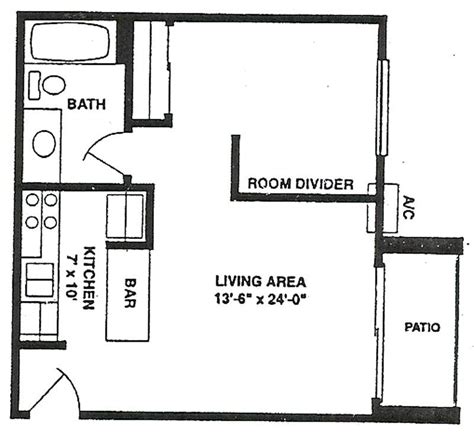 500 Square Foot Apartment Layout Studio Apartment Square Foot Apartment