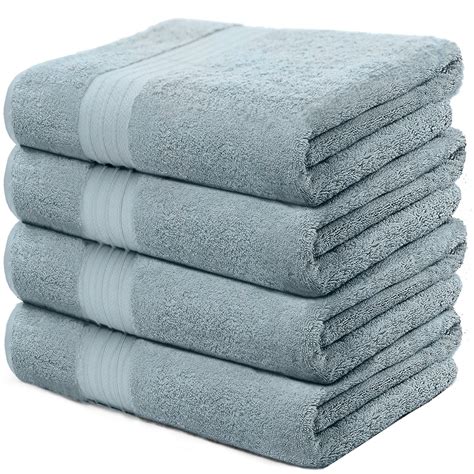 4 Piece Bath Towels Set For Bathroom Spa And Hotel Quality 100 Cotton