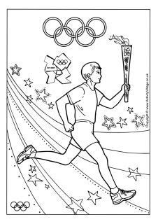 Olympic Coloring pages - Plus other Olympic Activities (Tons of other