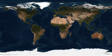 Realistic Map Of The World World Map