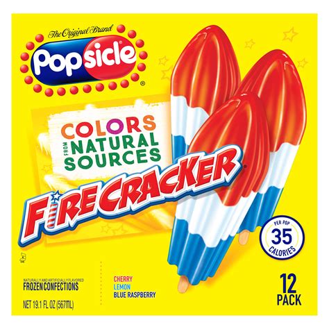 Popsicle Firecracker Ice Pops Shop Bars And Pops At H E B
