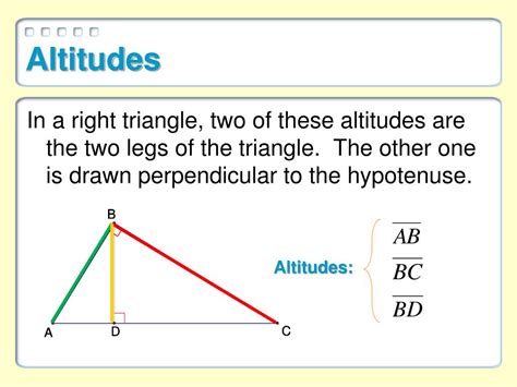 Ppt 93 Altitude On Hypotenuse Theorems Powerpoint Presentation Free