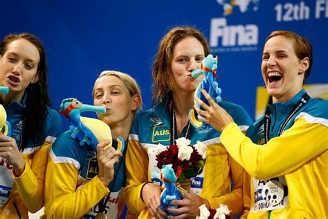Bronte campbell (commercial, qld) and emily seebohm (brisbane grammar, qld) above is a press release, courtesy swimming australia. Emily Seebohm Photos Photos: 12th FINA World Swimming Championships (25m) - Day Five | Emily ...