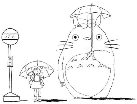 My Neighbor Totoro Tonari No Totoro Coloring Picture Totoro Art