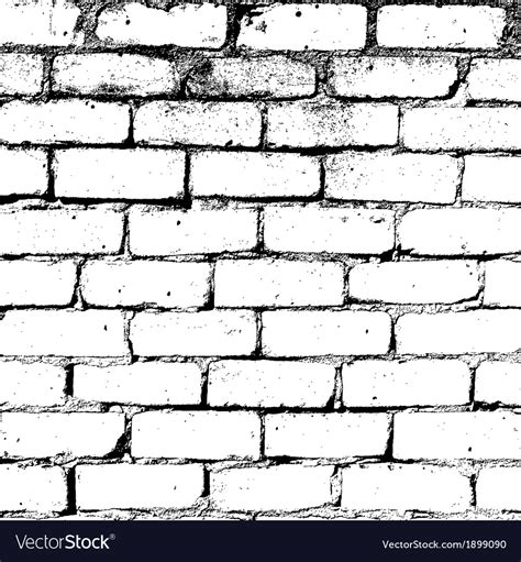 White Brick Wall Texture Royalty Free Vector Image