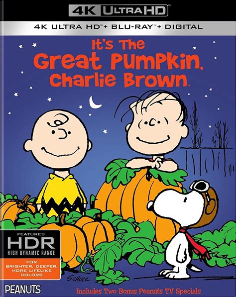 Its The Great Pumpkin Charlie Brown 4k Blu Ray Edition