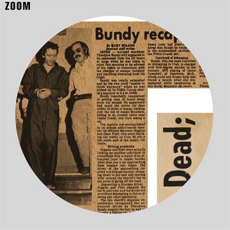 Printable Ted Bundy Newspaper Clippings Set 2