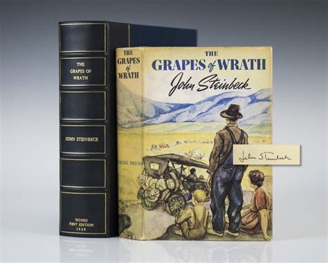 The Grapes Of Wrath John Steinbeck First Edition Signed Rare