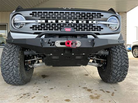 Gen 6 Ford Bronco Winch Bumper With Skid Plate