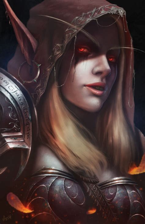 Sylvanas Windrunner By Pavel Yurev Digital Artist Sylvanas Windrunner