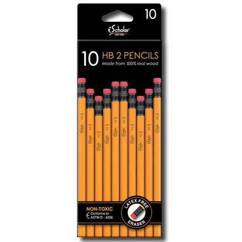 2 Yellow Pencils 10 Pack 33310 Ischolar Ny