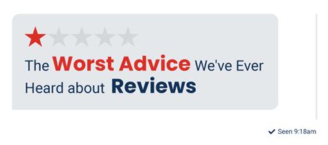 The Worst Advice We Ve Ever Heard About Reviews
